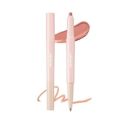 Colorgram All in One Over-Lip Maker – двосторонній олівець для губ 03 Nudy Peach (Peach Beige)