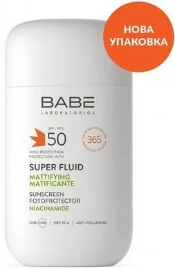 [ВАВЕ]Солнцезащитный флюид с матирующим эффектом SPF 50, 50 мл