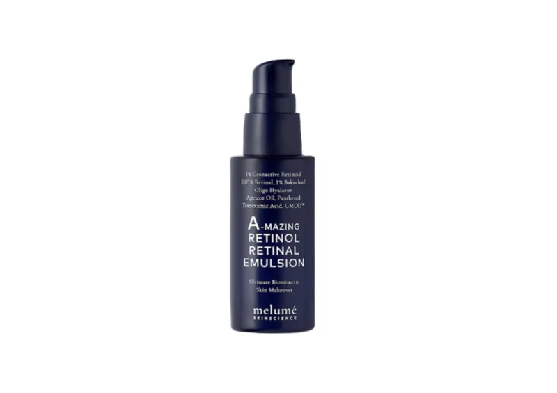Нічна мікроемульсія з ретиноїдом і ретиналем MELUME A-mazing Retinol Retinal Emulsion 30 мл