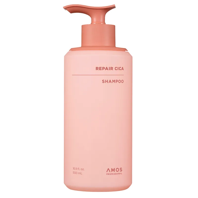 Amos Professional Repair Cica Shampoo 500 мл — Відновлювальний шампунь для пошкодженого волосся