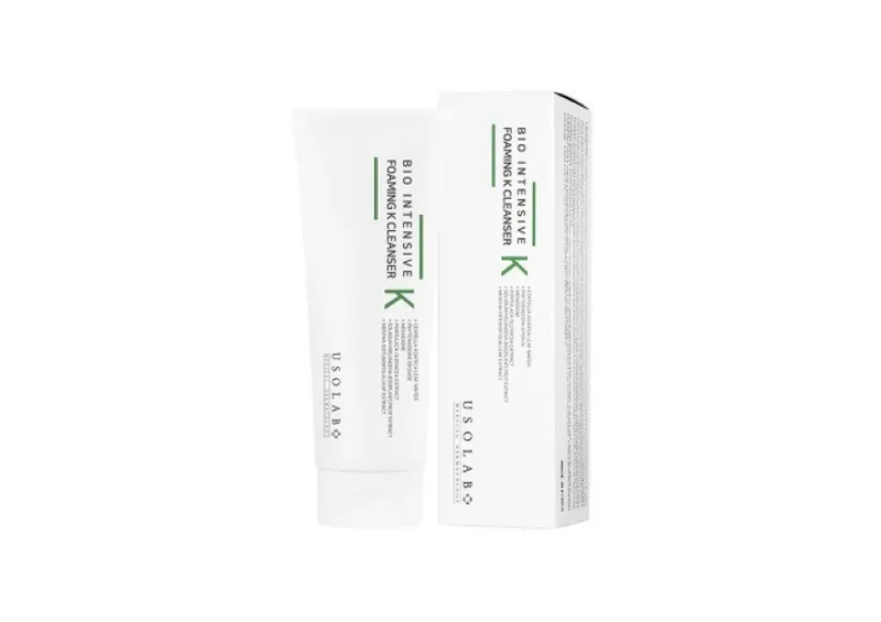 Делікатний засіб для вмивання з вітаміном К USOLAB Bio Intensive Foaming K Cleanser 120 мл