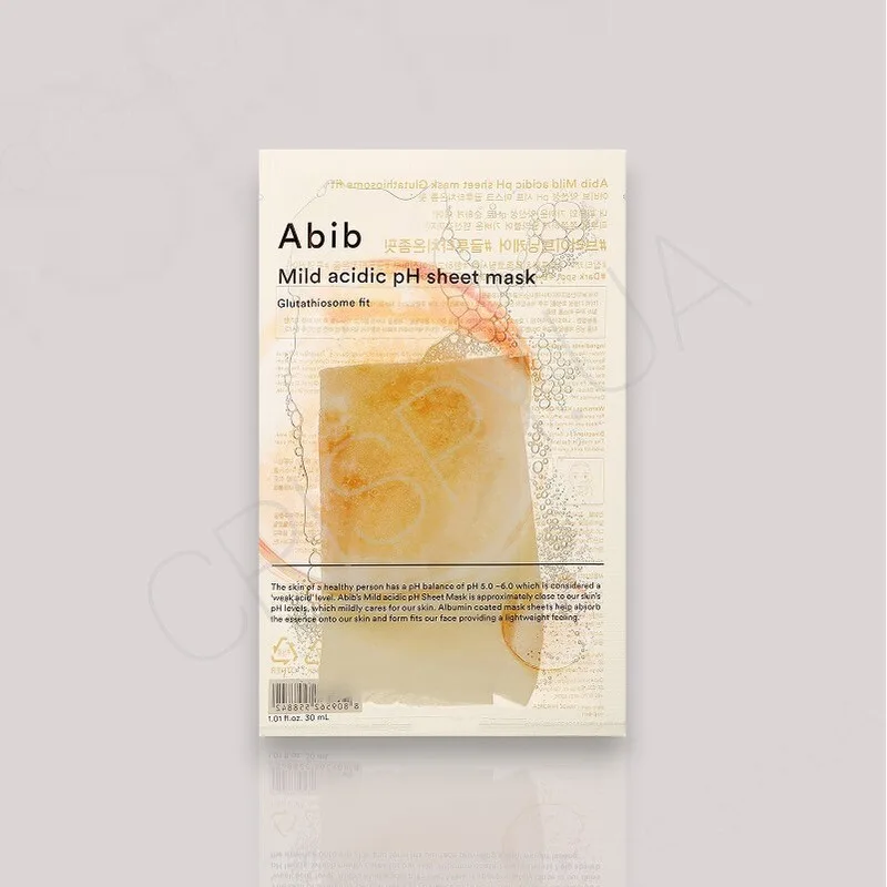 Зволожувальна та освітлювальна тканинна маска для обличчя Abib Mild Acidic Ph Sheet Mask Glutathiosome Fit - 30 мл
