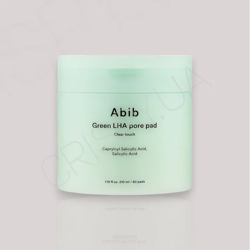 Очищувальні педи для обличчя Abib Green LHA Pore Pad Clear Touch - 60 шт