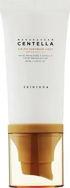 Легкий сонцезахисний крем з центеллой - SKIN1004 Madagascar Centella Air-Fit Suncream Light SPF30+ PA++++, 50 мл