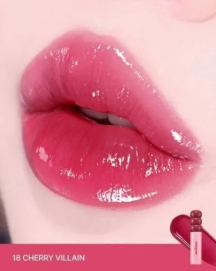 Colorgram Fruity Glass Tint – сяючий тінт для губ 18 Cherry Villain (УЦІНКА: термін придатності до 23.04.2027)
