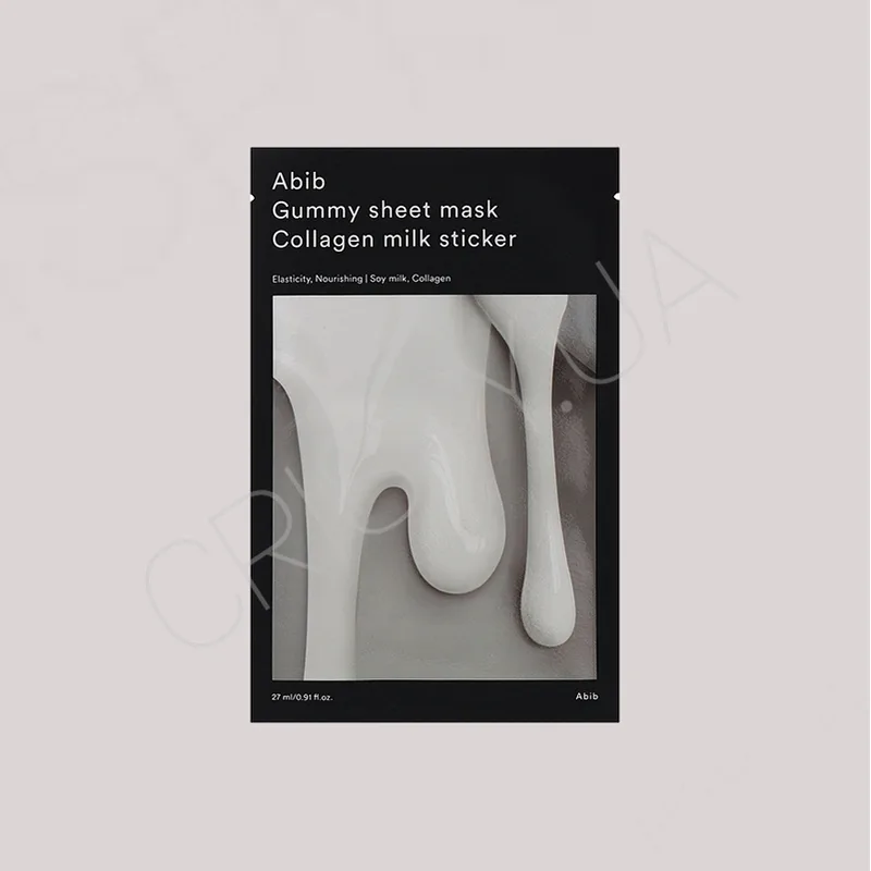 Зволожувальна тканинна маска з колагеном Abib Gummy Sheet Mask Milk Sticker - 27 мл