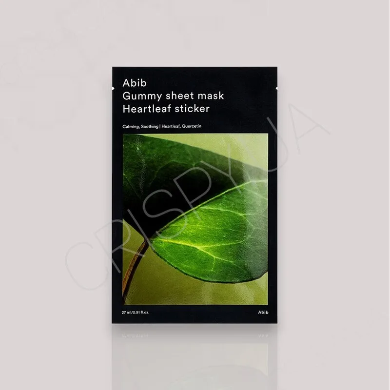 Тканинна маска для обличчя Abib Gummy Sheet Mask Heartleaf Sticker - 27 мл
