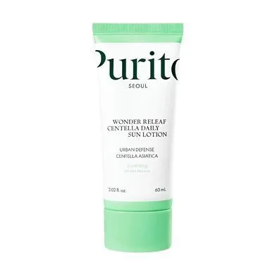 Сонцезахисний лосьйон з центеллою - Purito SEOUL Wonder Releaf Centella Daily Sun Lotion, 60 мл