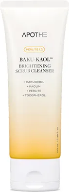 Гель-ексфоліант для сяйва шкіри з каоліном і бакучіолом - APOTHE Baku-Kaol Brightening Scrub Cleanser, 100 мл