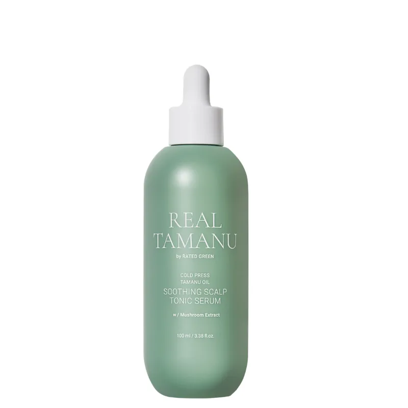 Rated Green Real Tamanu Soothing Scalp Tonic Serum 100 мл — Заспокійлива сироватка для шкіри голови