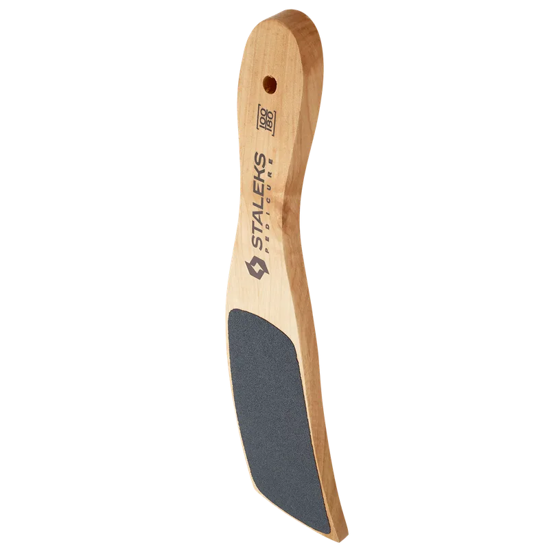 Терка дерев'яна вигнута STALEKS Beauty&Care 10type2 100/180