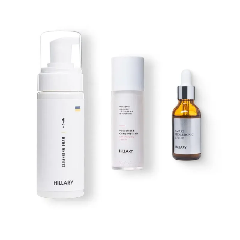3-х Кроковий комплекс для нормального типу шкіри Hillary Step 3 Cleansing and Moisturizing