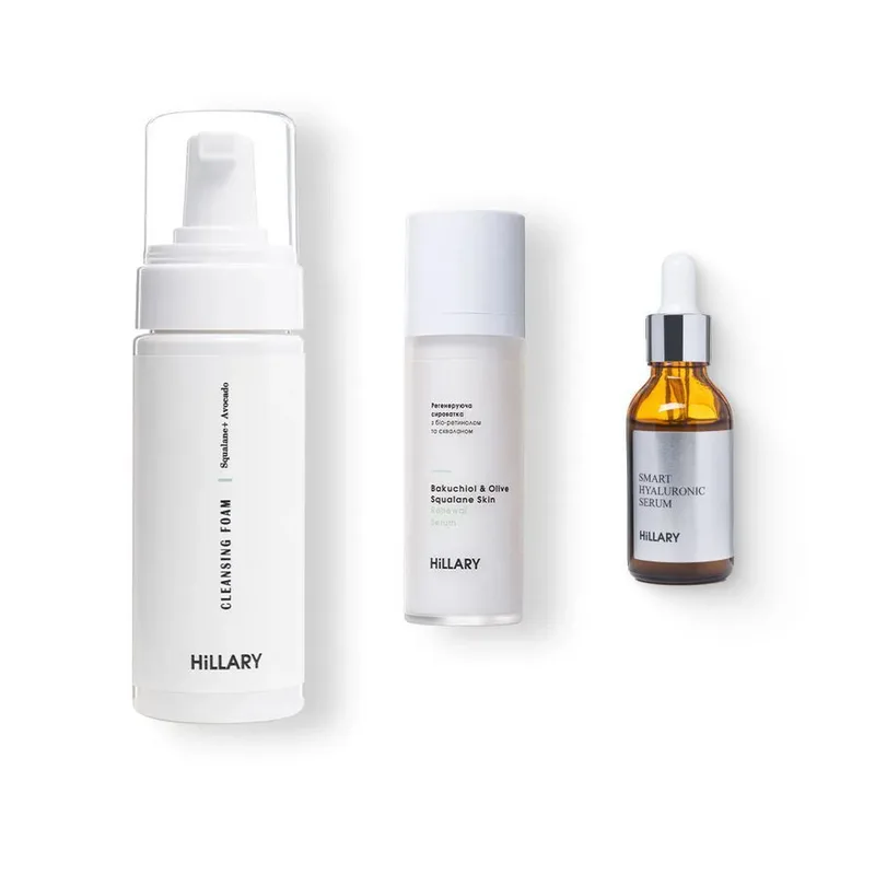 3-х Кроковий комплекс для сухого типу шкіри Hillary Step 3 Cleansing and Moisturizing