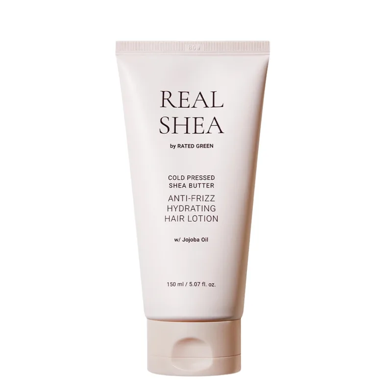 Rated Green Real Shea Anti-Frizz Hydrating Hair Lotion 150 мл — Зволожуючий лосьйон з олією ши для сухого, пошкодженого і кучерявого волосся