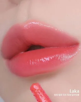 LAKA Popping Balloon Tint – сяючий тінт для об'єму губ 509 Delightful