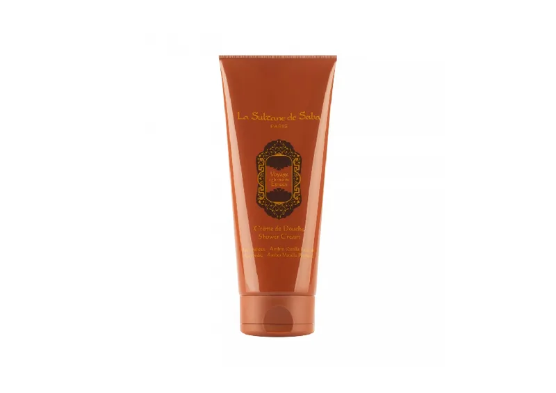 Крем для душу з ароматом амбри, ванілі та пачулі LA SULTANE DE SABA Shower Cream Ayurvedique 200 мл