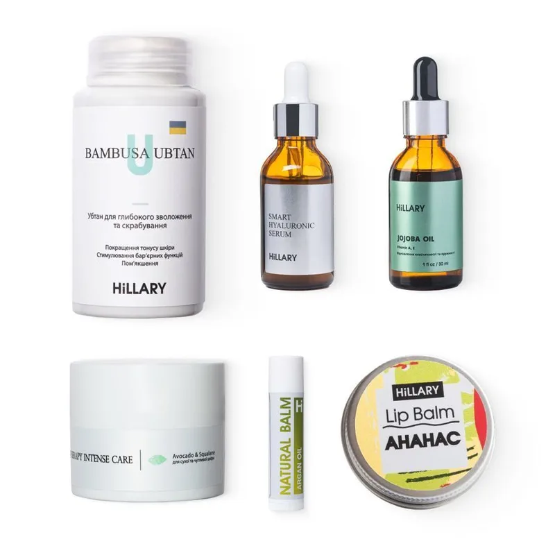 Набір для догляду за сухою шкірою обличчя навесні Hillary Spring Dry Skin Care