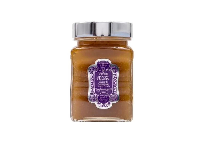 Скраб для тіла з ароматом мускуса, ладану та ванілі LA SULTANE DE SABA Body Scrub Musk Incense Vanilla 300 мл
