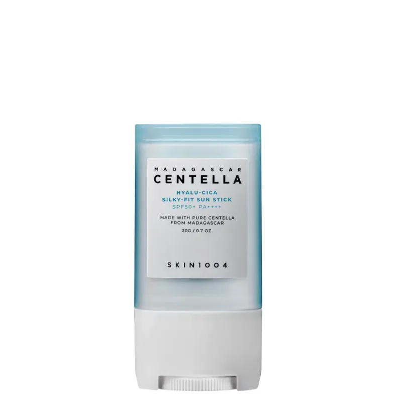SKIN1004 Hyalu-Cica Silky-Fit Sun Stick SPF50+ PA++++ 20 г — Сонцезахисний стік з гіалуроновою кислотою та центеллою SPF50+