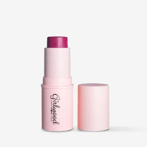 Кремові рум яна-стік для обличчя Соковита пітая Girlwood cream blush stick for the face Juicy nourishing
