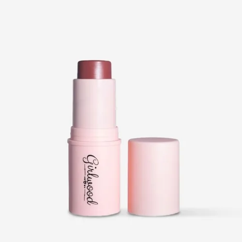 Кремові рум яна-стік для обличчя Запорошена троянда Girlwood cream blush stick for the face Dusty rose