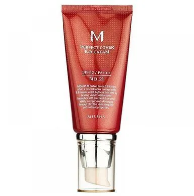 BB крем з ідеальним покриттям Missha Perfect Cover BB Cream SPF42/PA++ No.21, 50ml (M0118)