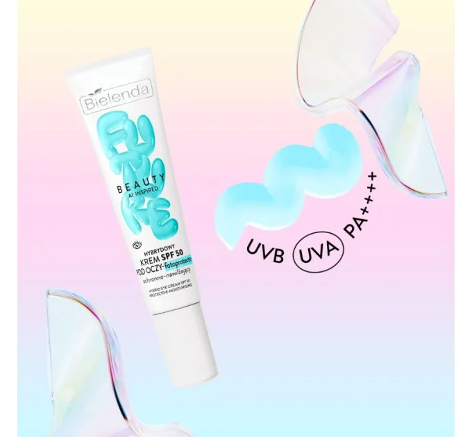 Гібридний зволожуючий і захисний крем-фотопротектор для очей SPF 50 - FUTURE BEAUTY