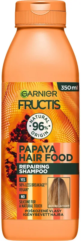 Шампунь Garnier Fructis Hair Food Papaya відновлення для пошкодженого волосся 350 мл