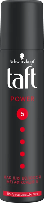 Лак для волосся Taft power 5