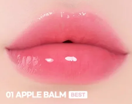 AOU Glowy Tint Balm – стійкий зволожуючий бальзам для губ 01 Apple Balm