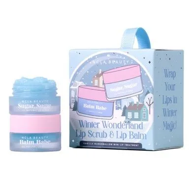 NCLA BEAUTY Winter Wonderland Lip Srub + Lip Balm Ornament Set, 2 в 1