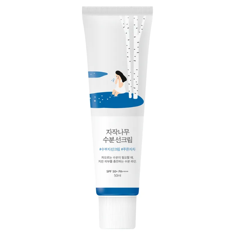 Round Lab Birch Juice Moisturizing Sunscreen 50 мл — Зволожуючий сонцезахисний крем з березовим соком