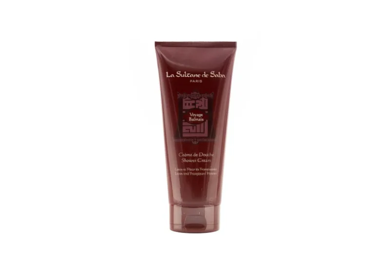 Крем для душу з ароматом лотосу та франжипані LA SULTANE DE SABA Shower Cream Lotus and Frangipani Flowers 200 мл