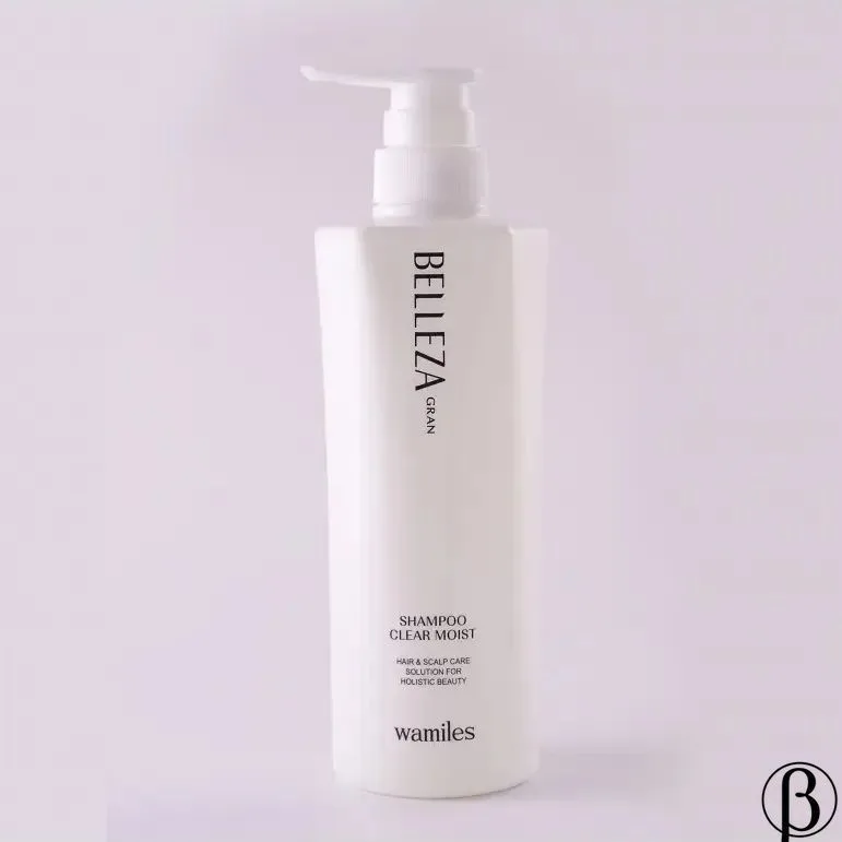 Belleza Shampoo Clear Moist | Амінокислотний шампунь для глибокого зволоження волосся WAMILES