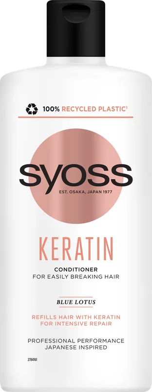Бальзам Syoss Keratin з блакитним лотосом для ламкого волосся 440 мл