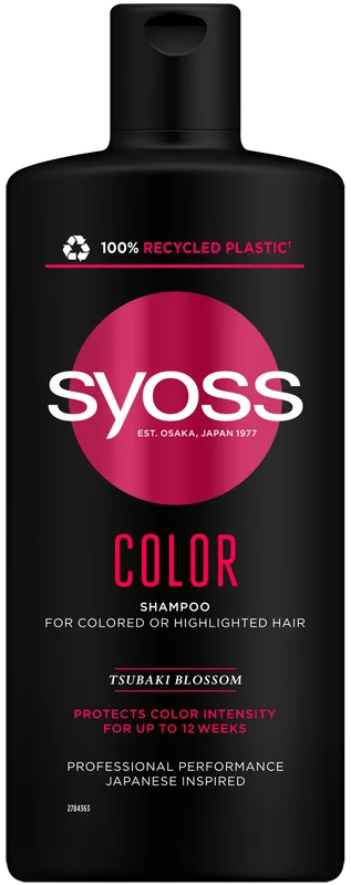 Шампунь Syoss Color з квіткою Камелії для фарбованого та тонованого волосся 440 мл