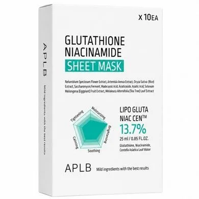 APLB Glutathione Niacinamide Sheet Mask