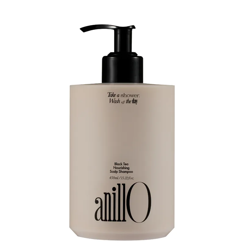 ANILLO Black Tea Nourishing Scalp Shampoo 450 мл — Шампунь від випадіння волосся