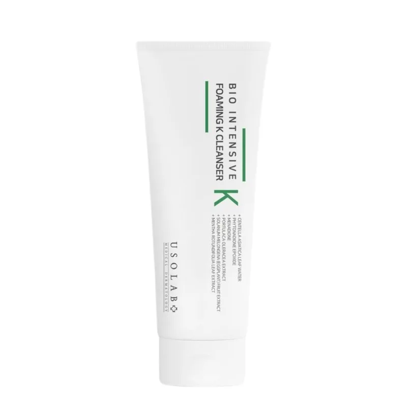 Usolab Bio Intensive Foaming K Cleanser 120 мл — Пінка для вмивання чутливої шкіри з вітаміном К