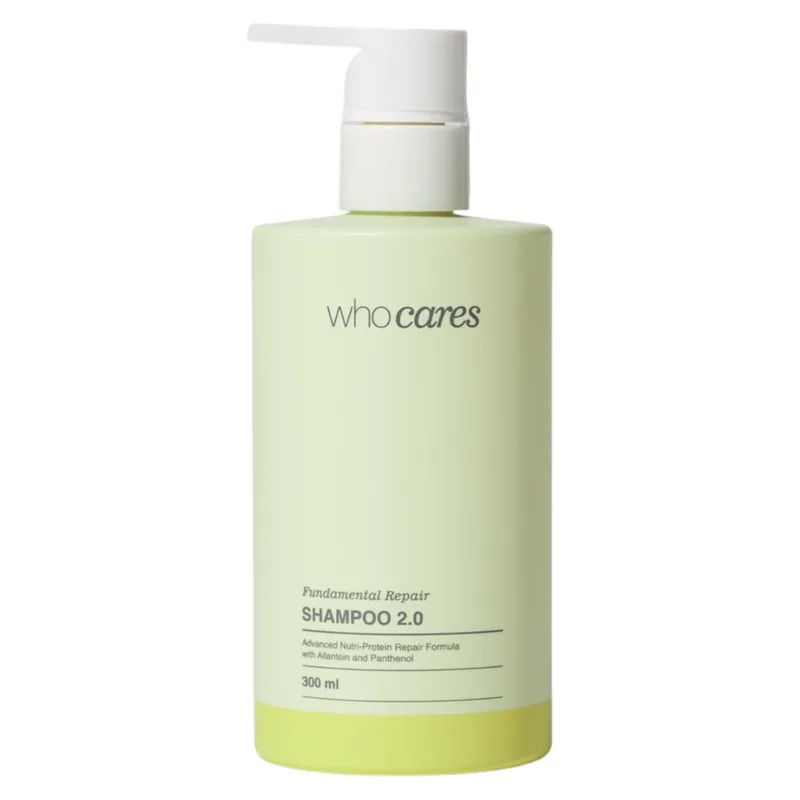 WhoCares Shampoo 2.0 Fundamental Repair — Шампунь для глибокого очищення шкіри голови