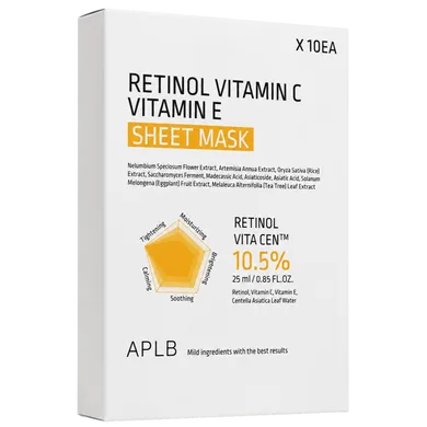 APLB Retinol Vitamin C Vitamin E Sheet Mask