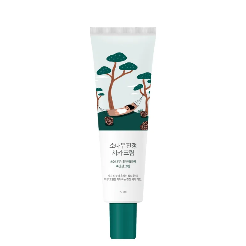 Round Lab Pine Calming Cica Cream 50 мл — Крем для проблемної шкіри з екстрактами сосни та центели
