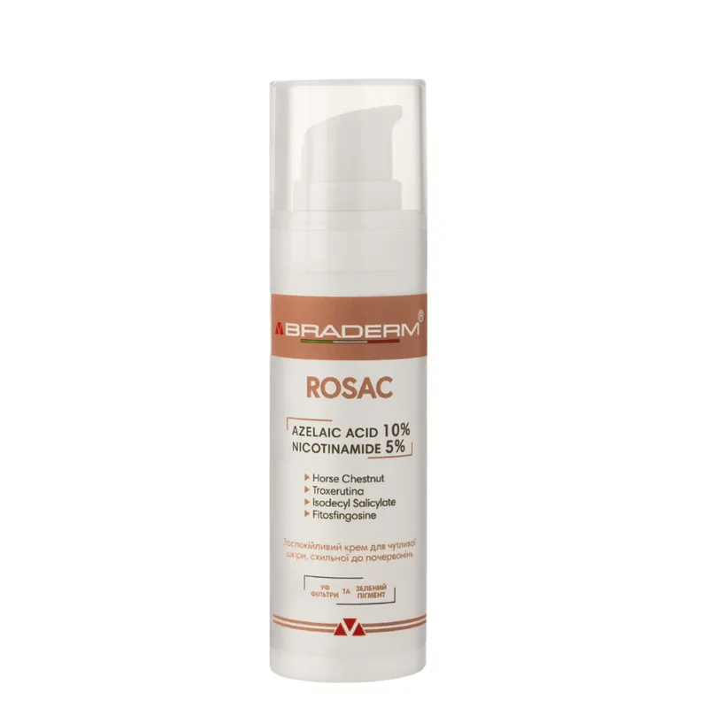 Braderm Rosac Cream — Крем із азелаїновою кислотою