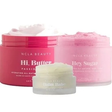 NCLA Beauty Sugar Body Scrub & Hi, Butter & Balm Babe