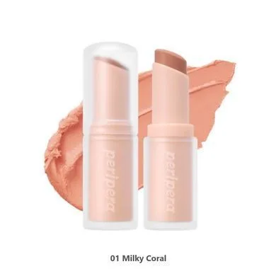 Peripera Mood Blur Balm Stick – матовий бальзам для губ 01 Milky Coral