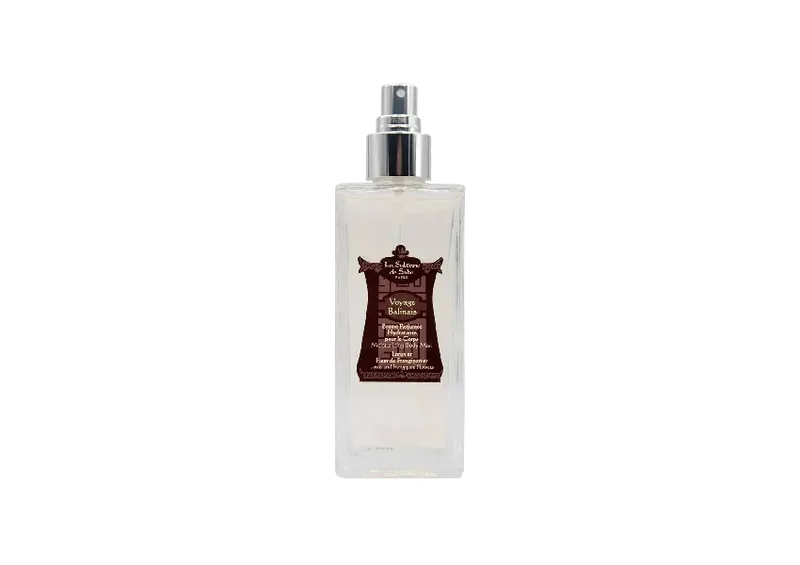 Зволожуючий спрей для тіла з ароматом лотоса та франжипані LA SULTANE DE SABA Body Mist Moisturizing Lotus and Frangipani Flower 200 мл