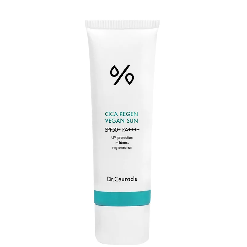 Dr.Ceuracle Cica Regen Vegan Sun SPF 50+ PA++++ 50 мл — сонцезахисний крем з центеллою