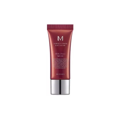 ВВ крем для обличчя №23 Натуральний беж SPF42/PA++ 20 мл Missha m perfect cover ex bb-крем №23 SPF42/PA++
