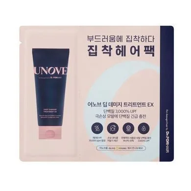 UNOVE Deep Damage Treatment – протеїнова маска для пошкодженого волосся 10 мл