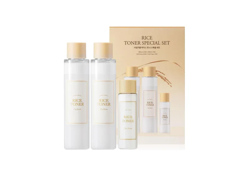 Набір зволожуючих рисових тонерів I'M FROM Rice Toner Special Set 3 шт